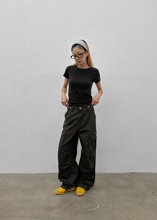 Haern Round Basic Short Sleeve Tee