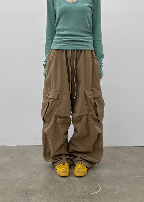 (UNISEX) Boenti Wide Cargo Pants