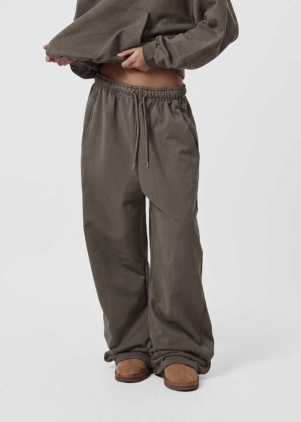 [B-BASIC] Heavy Sweat Wide Two-Way Pants