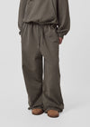 [B-BASIC] Heavy Sweat Wide Two-Way Pants