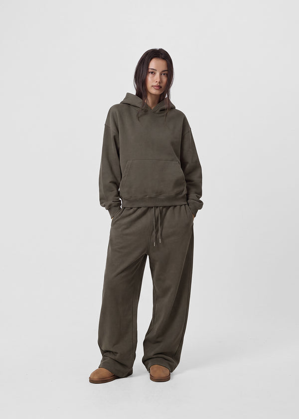 [B-BASIC] Heavy Sweat Wide Two-Way Pants