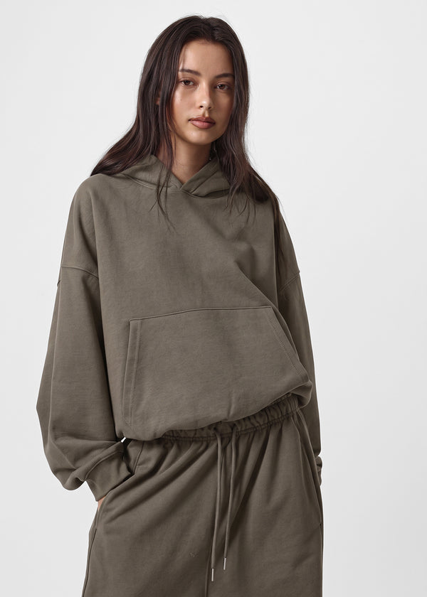 [B-BASIC] Mabigat na Pawis Oversized Fit Hoodie