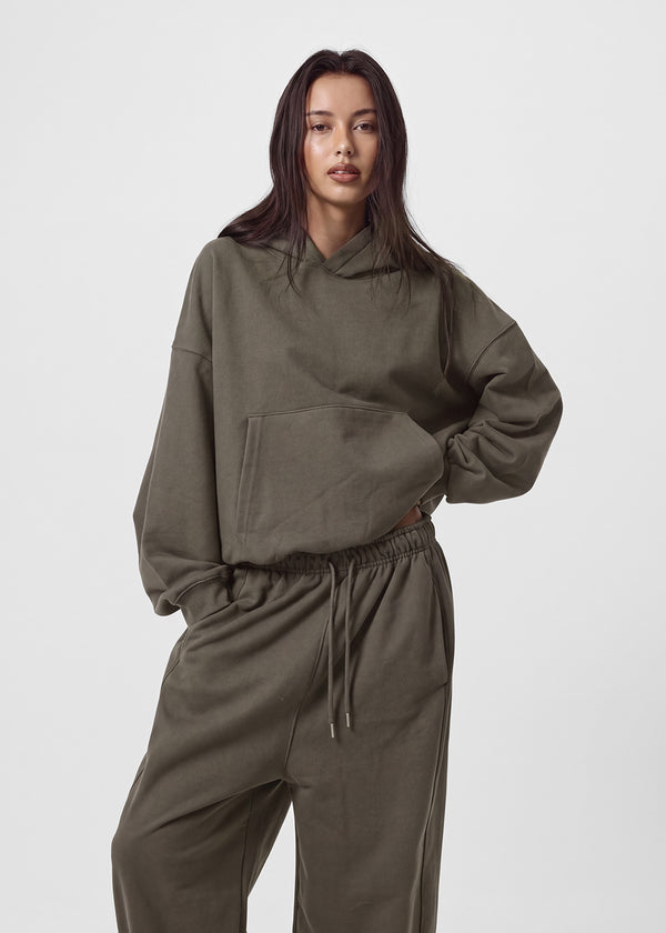 [B-BASIC] Mabigat na Pawis Oversized Fit Hoodie