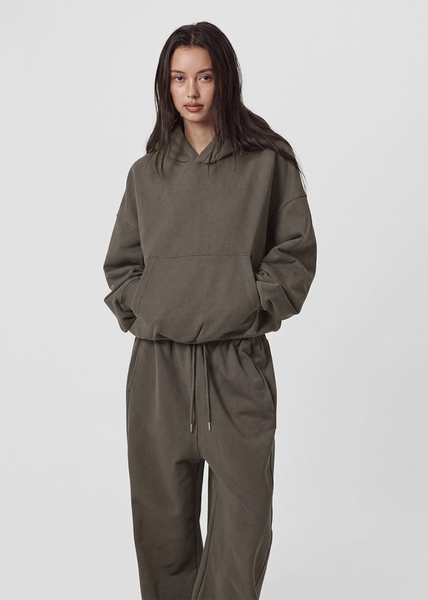 [B-BASIC] Mabigat na Pawis Oversized Fit Hoodie