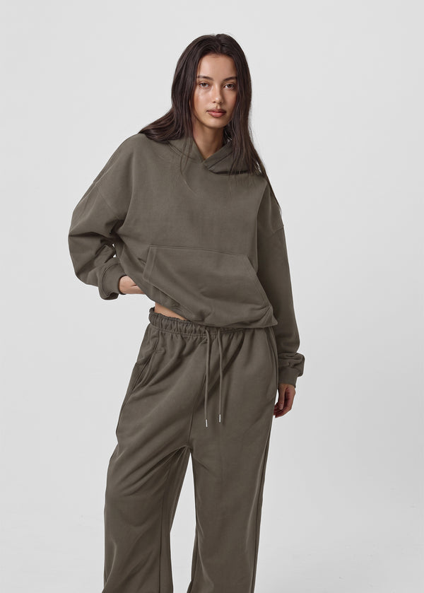 [B-BASIC] Mabigat na Pawis Oversized Fit Hoodie