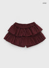 Noard tiered mini skirt pants