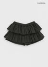 Noard tiered mini skirt pants