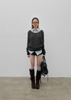 Zest Deep U-Neck Wool Knit