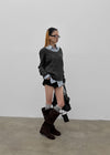 Zest Deep U-Neck Wool Knit