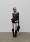 Baudwin suede shorts