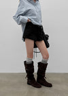 Baudwin suede shorts