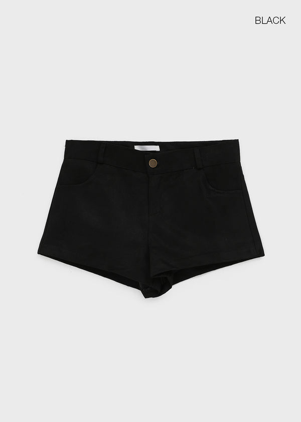 Baudwin suede shorts