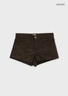 Baudwin suede shorts