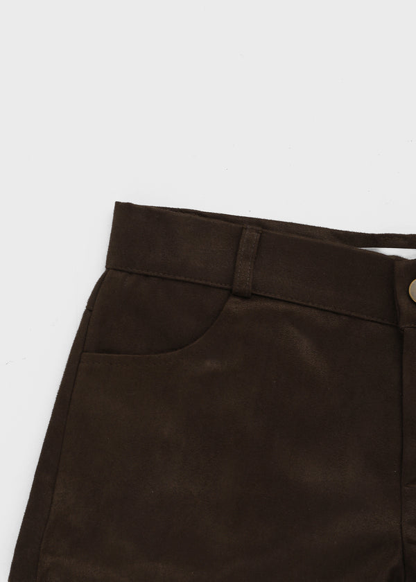 Baudwin suede shorts