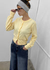 Tair back pocket wide denim pants