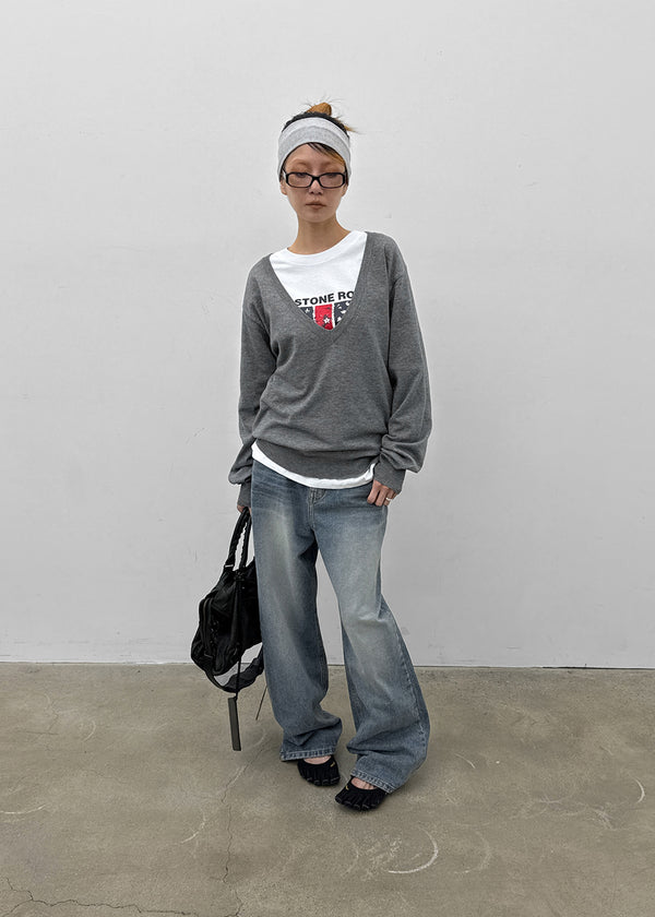 Laeren printed short-sleeve tee