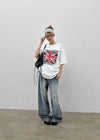 Laeren printed short-sleeve tee