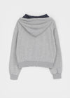Cre Print Two-Way Zip-Up Hoodie