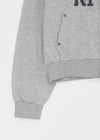 Cre Print Two-Way Zip-Up Hoodie