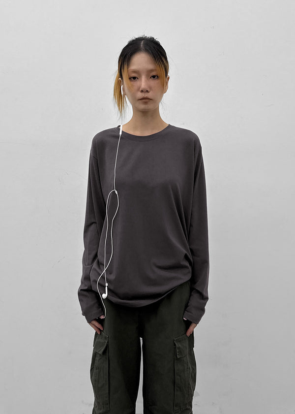 [MADE] Seasoning Basic Loose Fit Long Sleeve Tee
