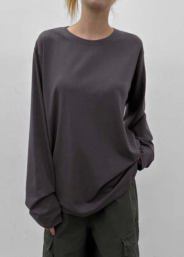[MADE] Seasoning Basic Loose Fit Long Sleeve Tee