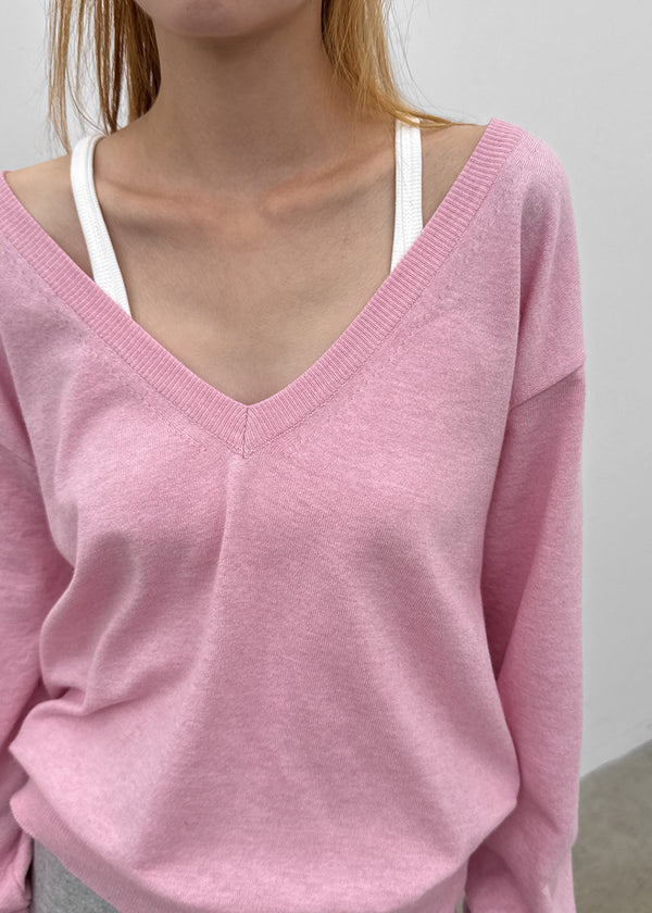 [MADE] Budri Deep V-Neck Knit