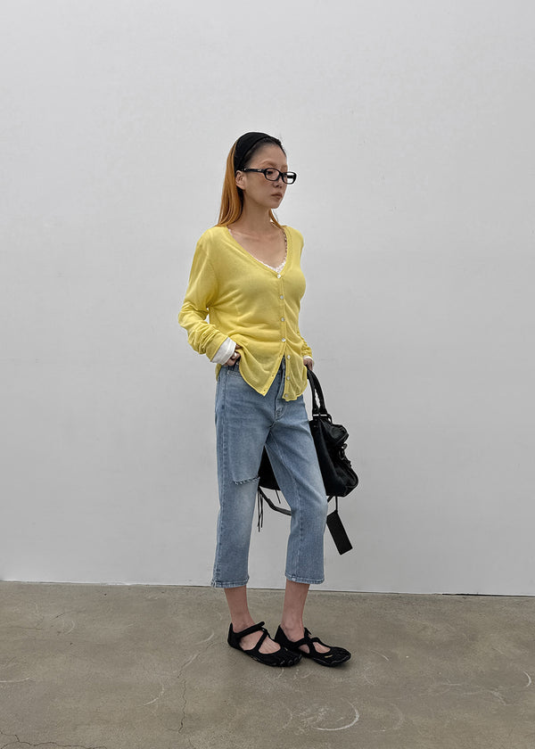 Glamt V-neck knit cardigan