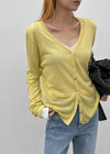 Glamt V-neck knit cardigan