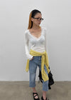 Glamt V-neck knit cardigan
