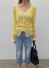 Glamt V-neck knit cardigan