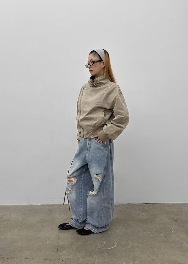 [MADE] Baylot High-Neck Cotton Jumper