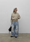 [MADE] Baylot High-Neck Cotton Jumper