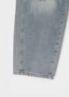 Kran Damage Balloon Wide Denim Pants
