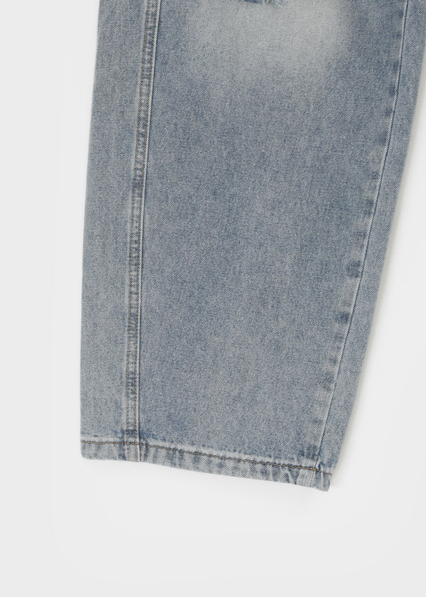Kran Damage Balloon Wide Denim Pants