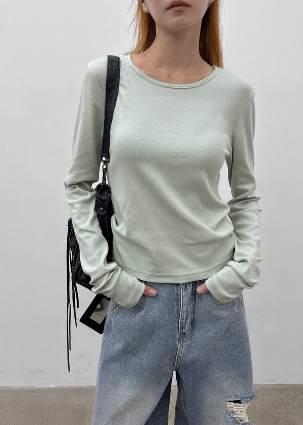 [MADE] Thezbee Rundhals Langarmshirt
