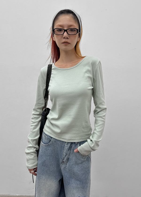 [MADE] Thezbee Rundhals Langarmshirt