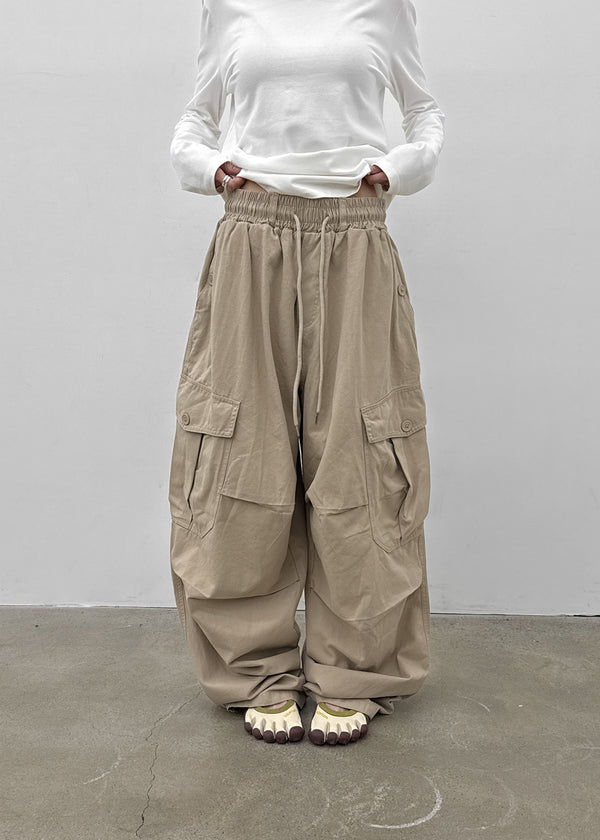 (UNISEX) Boenti Wide Cargo Pants