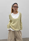 Zest Deep U-Neck Wool Knit