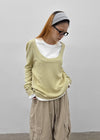Zest Deep U-Neck Wool Knit
