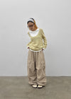 Zest Deep U-Neck Wool Knit