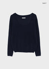 Zest Deep U-Neck Wool Knit