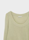 Zest Deep U-Neck Wool Knit