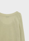 Zest Deep U-Neck Wool Knit