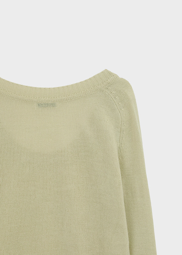 Zest Deep U-Neck Wool Knit