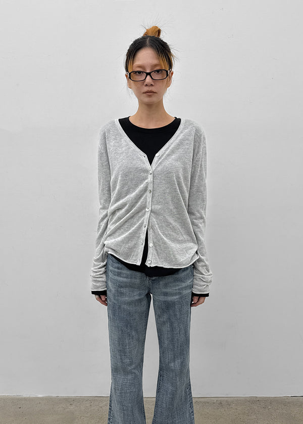 Glamt V-neck knit cardigan