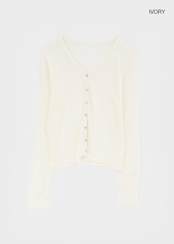 Glamt V-neck knit cardigan