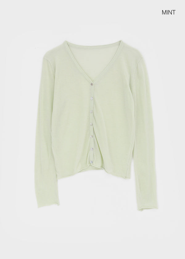 Glamt V-neck knit cardigan