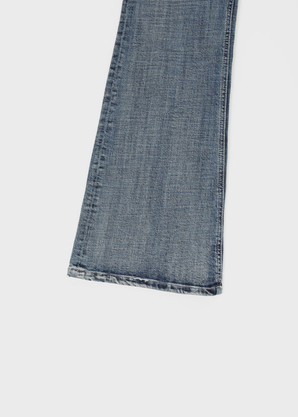 Arch low-waist bootcut denim pants