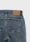 Arch low-waist bootcut denim pants