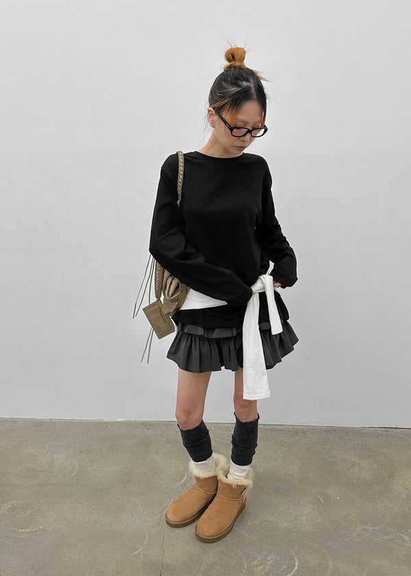 [MADE] Seasoning Basic Loose Fit Long Sleeve Tee